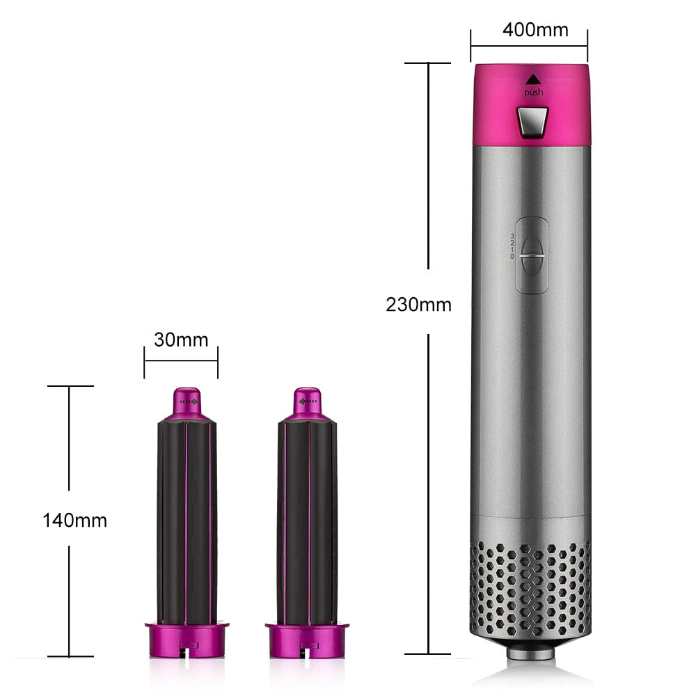 5-in-1 Hair Styler – Curl, Straighten, Dry & Volumize with One Tool